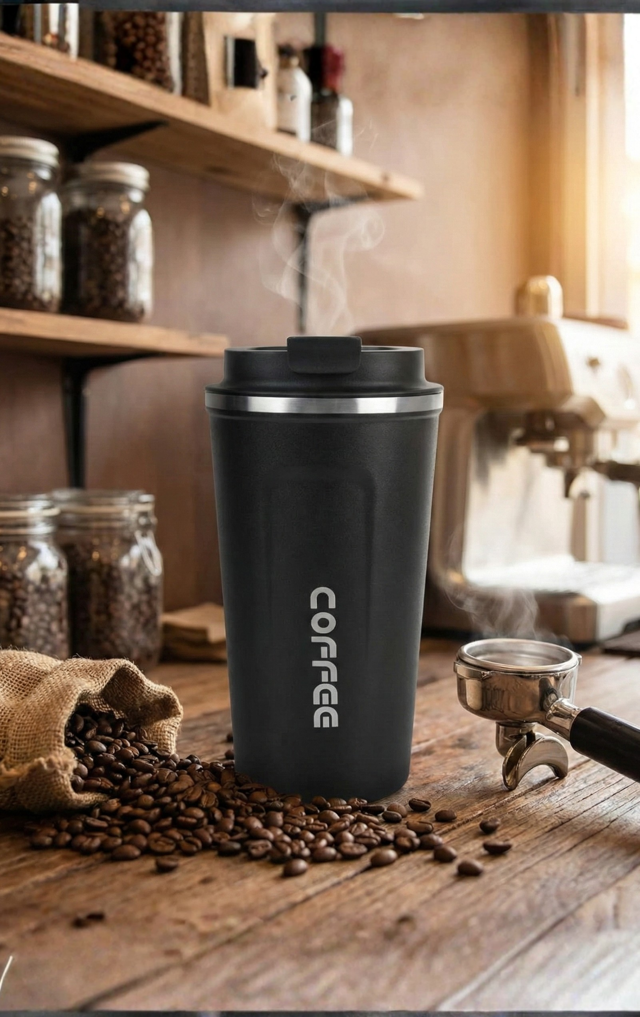 Insulated Stainless Steel Coffee Mug